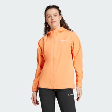 Adidas jassen dames oranje hot sale