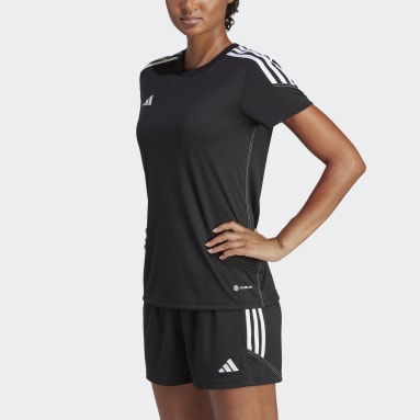 Camiseta entrenamiento Tiro 23 Club Negro Mujer Fútbol