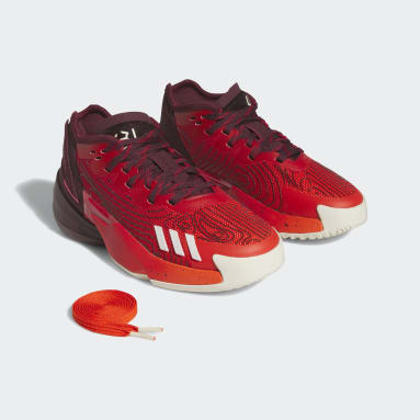 Chaussure D.O.N. Issue 4 rouge Adolescents 8-16 Years Basketball