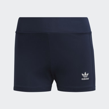 Women Originals Blue Tennis Luxe Booty Shorts