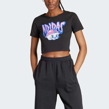 Women originals Black Bunny Graphic Baby Tee