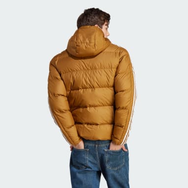 Mænd Sportswear Brun Essentials Midweight Down Hooded jakke
