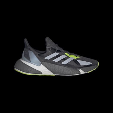 Grey and shop green adidas shoes