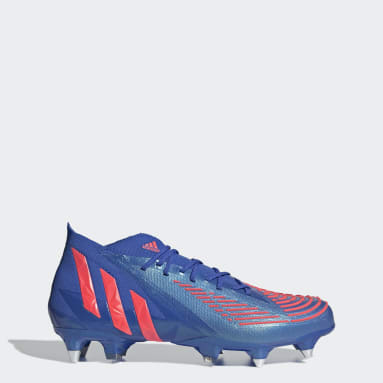 Football Blue Predator Edge.1 Soft Ground Boots