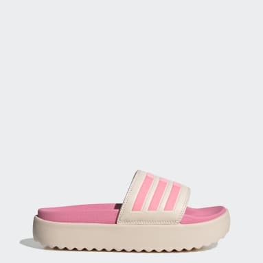Ženy Sportswear ružová Šľapky Adilette Platform