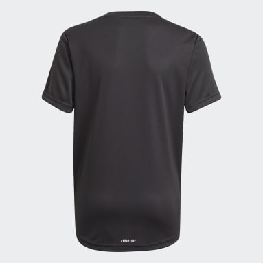 เด็กผู้ชาย Sportswear สีดำ เสื้อยืด adidas Designed To Move Big Logo