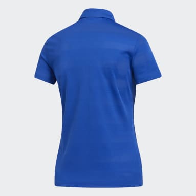 Women Golf Blue Polo Shirt