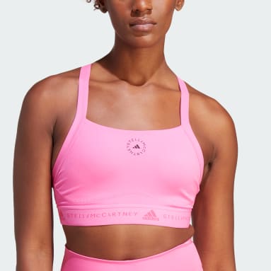 Dames adidas by Stella McCartney roze adidas by Stella McCartney TruePurpose Medium Support Beha