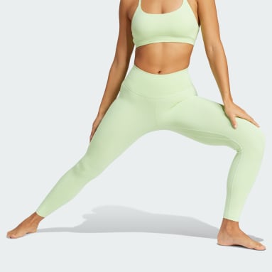 Adidas Leggings Women Small Green Aeroready Compression Yoga Gym Running  Pants : r/gym_apparel_for_women