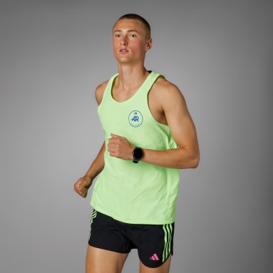 Koszulka Own the Run adidas Runners Tank Zielony
