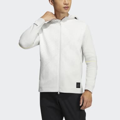 남성 Golf Grey 스테이트먼트 프라임니트 후드 재킷