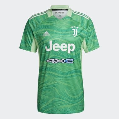 Maillot de gardien de but Juventus 21/22 Vert Hommes Football