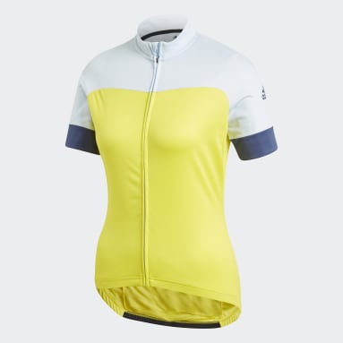 Camiseta Rad Trikot Amarillo Mujer Ciclismo