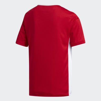 Camiseta Entrada Rojo Niño Fútbol