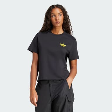 เสื้อยืดทรงหลวม Smiley 3-Stripes