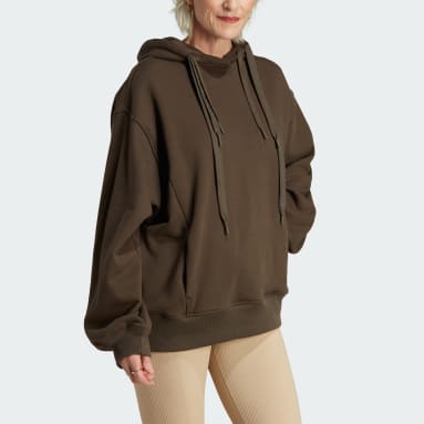 Women Lifestyle Green 아디다스 x KSENIASCHNAIDER 그래픽 후디