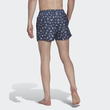 Short da nuoto Logo Print CLX Very Short Length Blu Uomo Sportswear