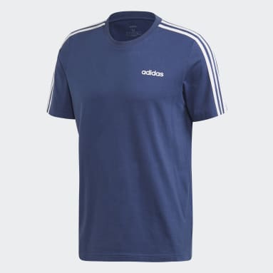 Remera Essentials 3 Tiras Azul Hombre Sportswear