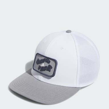 Casquette deux-en-un avec patch amovible blanc Hommes Golf