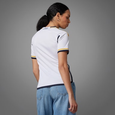 Camiseta Uniforme Local Real Madrid 23/24 Blanco Mujer Fútbol