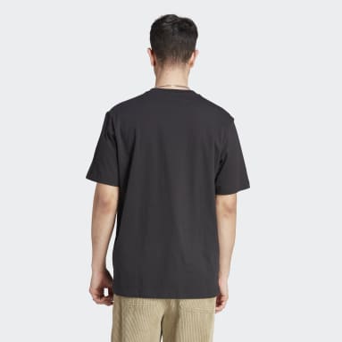 Remera Monograma Estampada Negro Hombre Originals