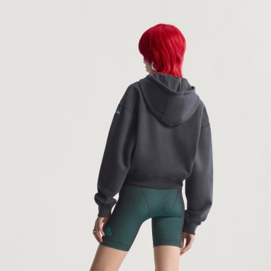 Sweat-shirt à capuche cropped EQT