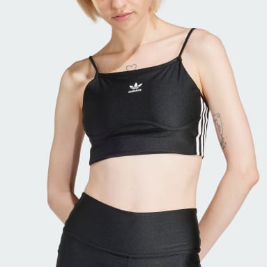 Top sujetador 3 bandas Negro Mujer Originals