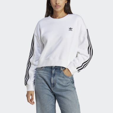 Women Originals White Adicolor Classics Sweatshirt