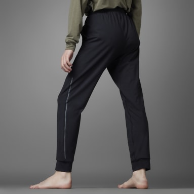 Pantalon de yoga Authentic Balance noir Hommes Entraînement