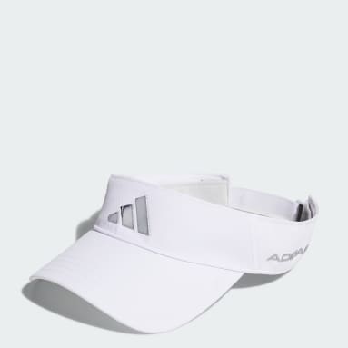 남성 Golf White 투어 메탈 바이저