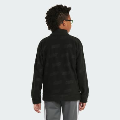 Youth Training Black BRAND LOVE COZY HALF ZIP