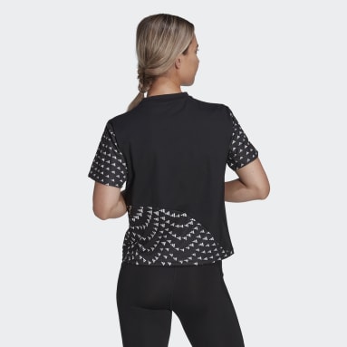 Polera Run It Brand Love Negro Mujer Running