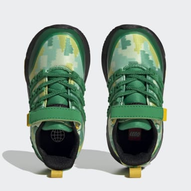 Zapatillas adidas x LEGO® Racer TR21 Tira Regulable de Cierre por Contacto y Pasadores Elásticos Verde Niño Sportswear