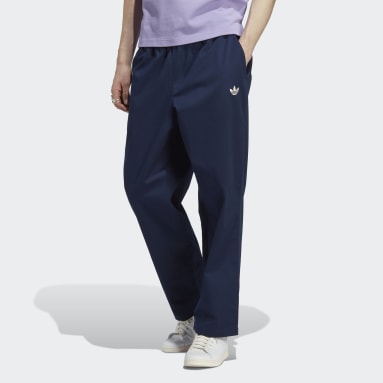 Pantalon chino ample Blokepop Bleu Hommes Originals