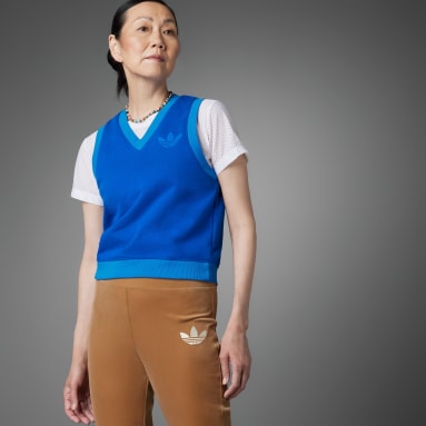 Sweat-shirt sans manches Adicolor Heritage Now Bleu Femmes Originals