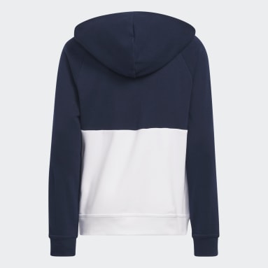 Youth 8-16 Years Golf Blue Colorblock Hoodie