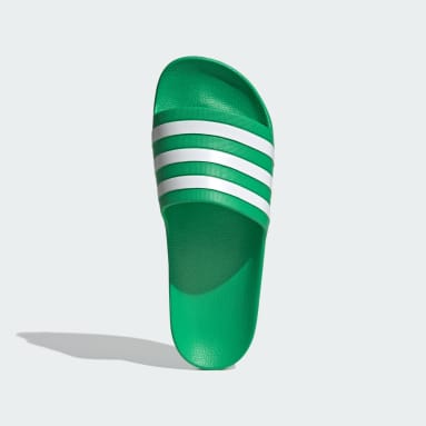 Sportswear zelená Šľapky Adilette Aqua