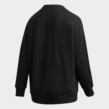Trefoil Crew Genser (store størrelser) Svart