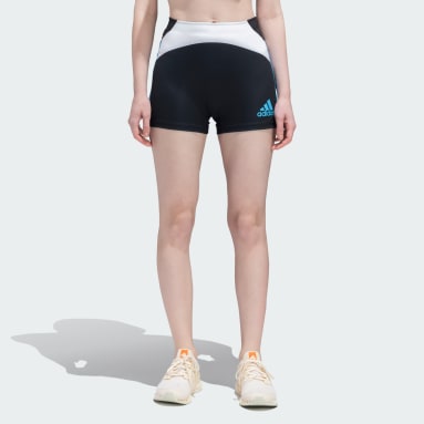 Women Gym & Training White Adizero Booty Shorts