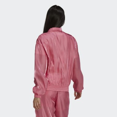 Women Lifestyle Pink Track Jacket