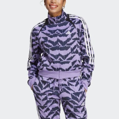 Women sportswear Purple 티로 수트업 라이프스타일 트랙탑