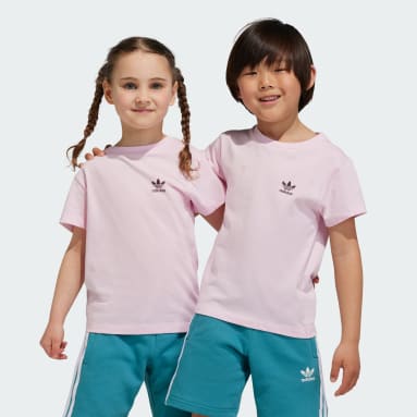 T-shirt Adicolor Rose Enfants 4-8 Years Originals