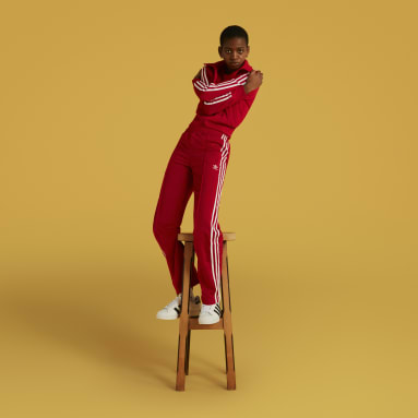 Calça Adicolor Classics Firebird Primeblue Vermelho Mulher Originals