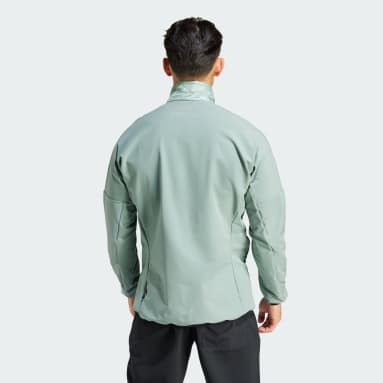 Khaki jas adidas NL