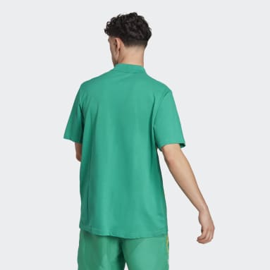 Άνδρες Sportswear Πράσινο Colorblock Polo Tee