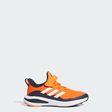 Children Running Orange Fortarun Sport Running Elastic Lace and Top Strap Shoes
