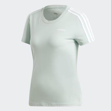 Women Sportswear Green Essentials 3-Stripes Tee