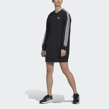Women Sportswear Black Essentials 3-Stripes Crew Dress