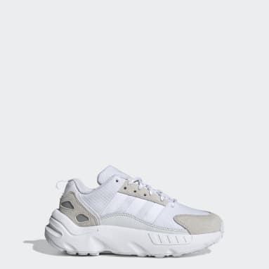 mens white adidas flux trainers