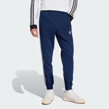 Men's Sportswear Blue Adicolor 3-Stripes Pants